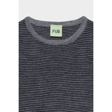 FUB Steel/Dark Navy Rib Blus