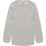 FUB Light Grey Melange Rib Blus