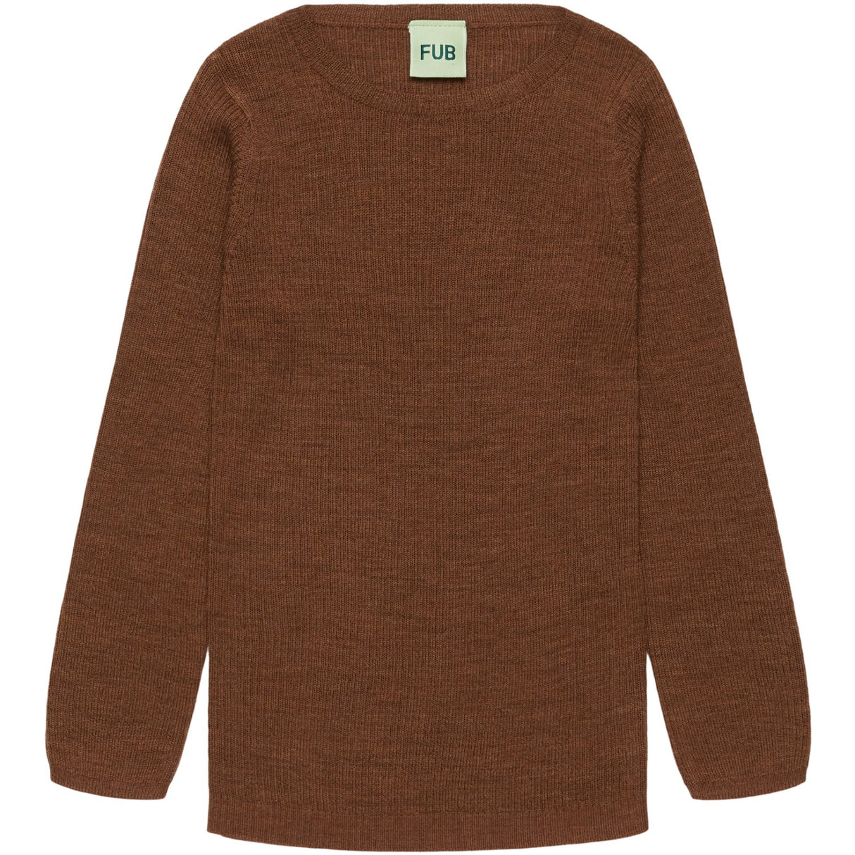 FUB Hazel Melange Rib Blus
