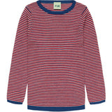 FUB Ecru/Classic Red/Deep Indigo Rib Blus