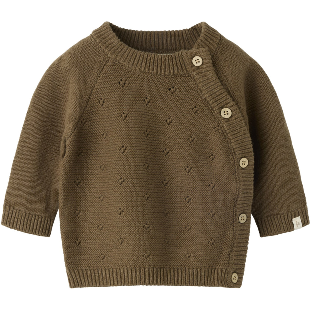 Lil'Atelier Teak Nbnlaguna Ls Omlott Stickad Lil