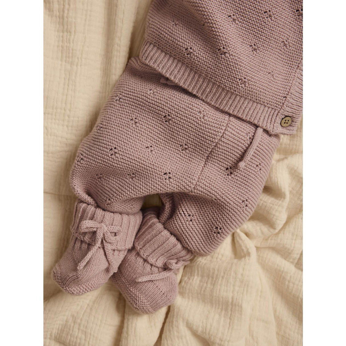 Lil'Atelier Adobe Rose Nbnlaguna Stickad Byxor Lil
