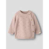 Lil'Atelier Adobe Rose Nbnlaguna Ls Omlott Stickad Lil