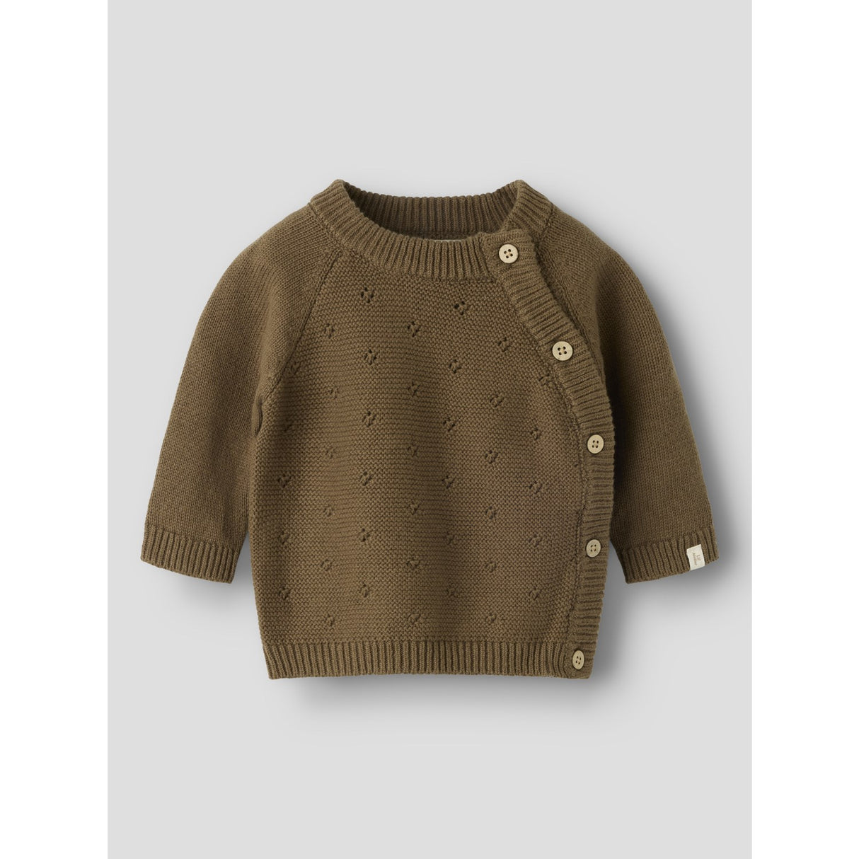 Lil'Atelier Teak Nbnlaguna Ls Omlott Stickad Lil