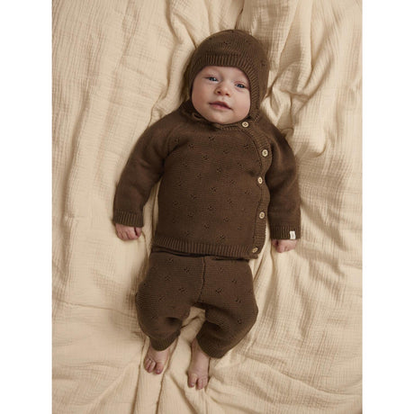 Lil'Atelier Teak Nbnlaguna Stickad Byxor Lil