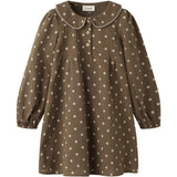 Lil'Atelier Teak Nmfhulla Ls Loose Klänning Lil