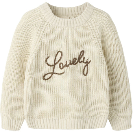Lil'Atelier Turtledove Lovely Nmfemlen Emb Stickad Lil