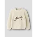 Lil'Atelier Turtledove Lovely Nmfemlen Emb Stickad Lil