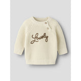 Lil'Atelier Turtledove Lovely Nbfemlen Emb Ls Stickad Lil