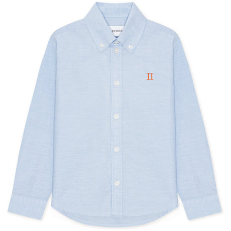 Les Deux Kids Light Blue Core Contrast Oxford Skjorta Kids