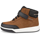 Ecco Black/Camel/Black Street Court K H Sneaker