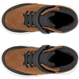 Ecco Black/Camel/Black Street Court K H Sneaker