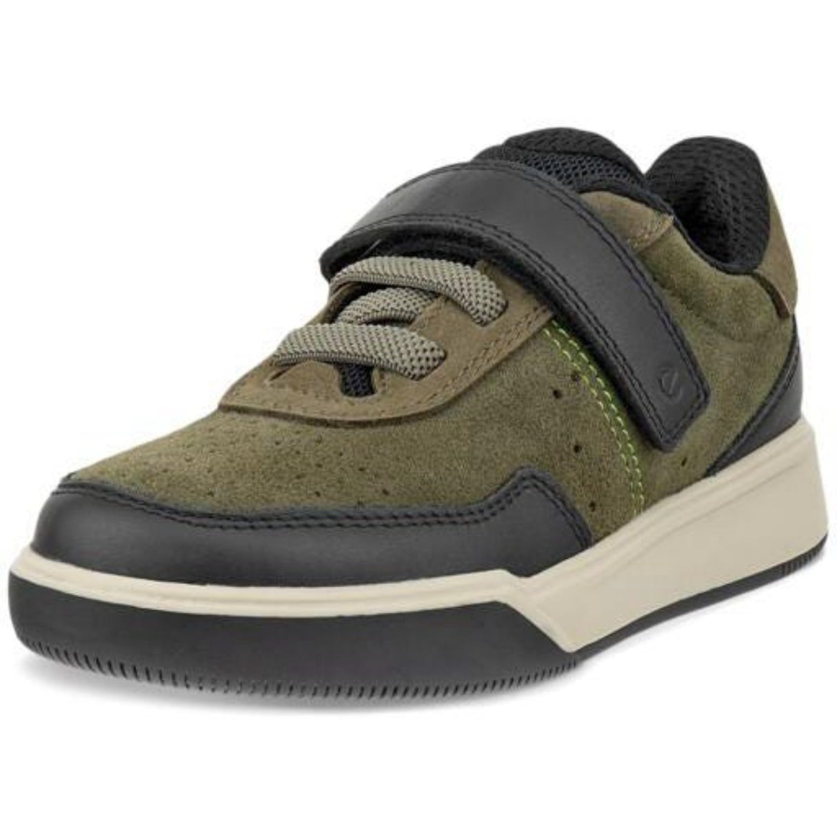Ecco Black/Tarmac Street Court K Läder