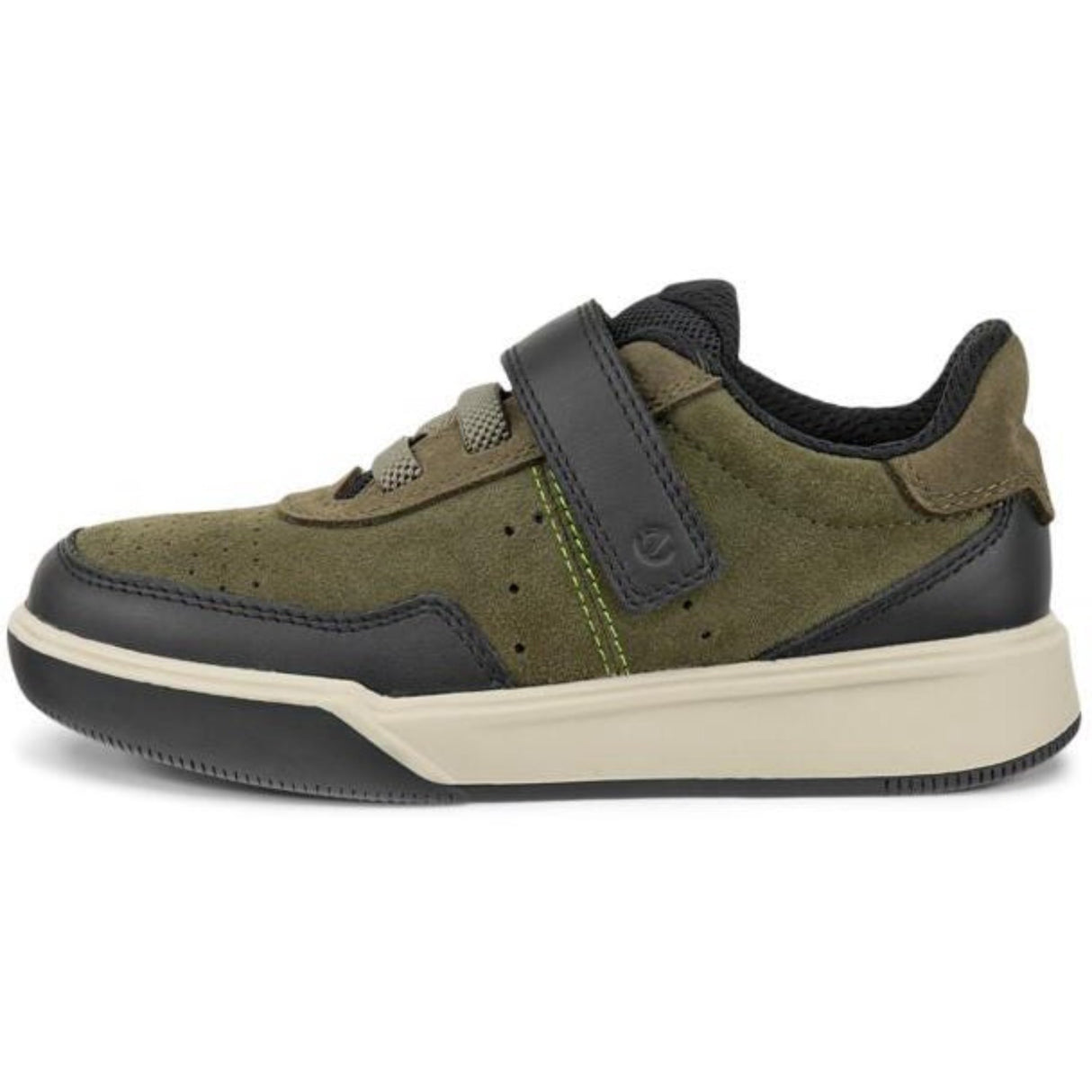 Ecco Black/Tarmac Street Court K Läder