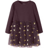 Name It Catawba Grape Nmfrosally Ls Klänning