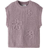 Name It Mauve Shadows Nmfrina Stickad Väst