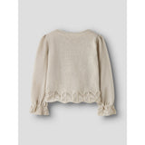 Name It Peyote Melange Silver Lurex Nmfruel Ls Stickad