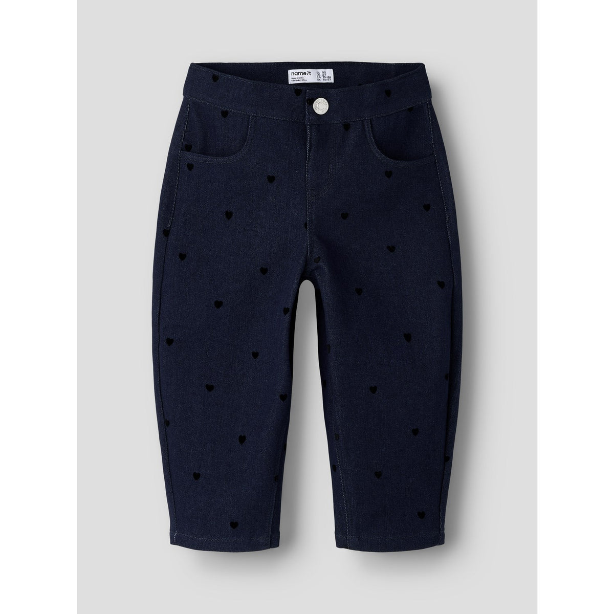 Name It Dark Blue Denim Nmfbella Barrel Ank Jeans 4780-Qk
