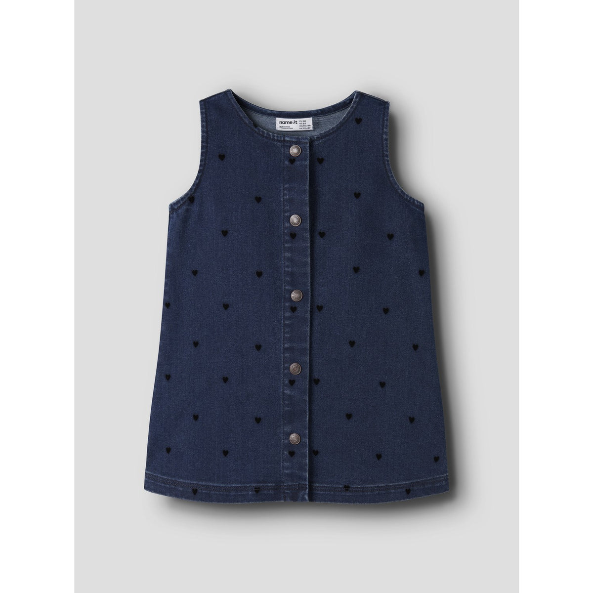 Name It Dark Blue Denim Nmfclara Sl Dnm Klänning 4780-Qk