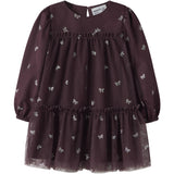 Name It Catawba Grape Nmframni Ls Klänning