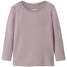 Name It Mauve Shadows Nmfrosally Ls Slim Topp