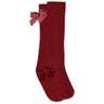 Mp Danmark Karanda Red Vita Knee Strumpor Rosett