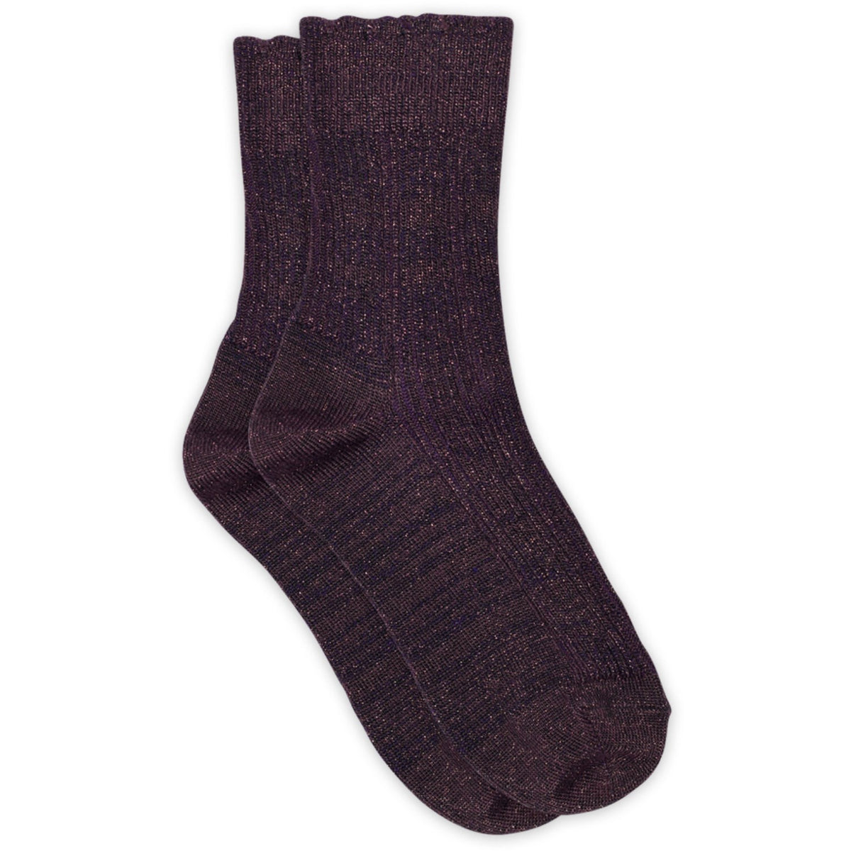 Mp Danmark Dark Purple Celosia Glitter Strumpor