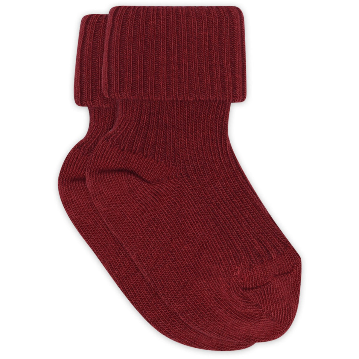 Mp Danmark Karanda Red Bomull Rib Baby Strumpor