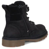 Ecco Black Grainer K Lace Up Stövlar