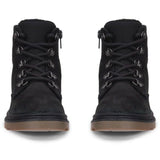 Ecco Black Grainer K Lace Up Stövlar