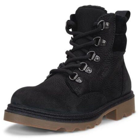 Ecco Black Grainer K Lace Up Stövlar