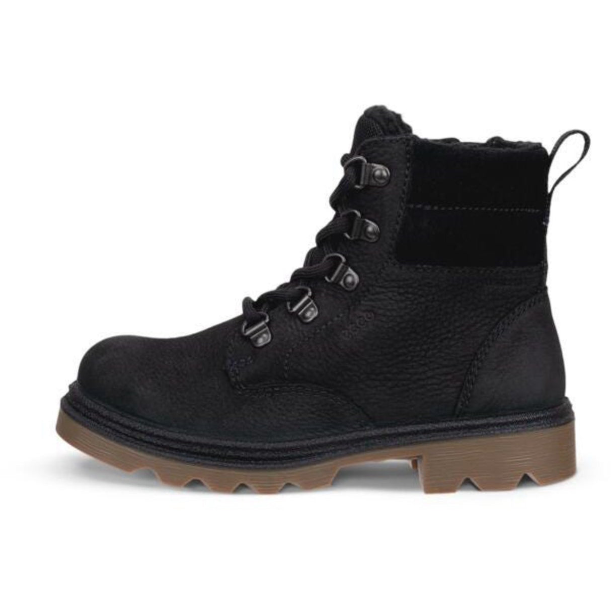 Ecco Black Grainer K Lace Up Stövlar