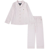 Polo Ralph Lauren Bath Pink/White Striped Oxford Oxford Bd Pant Sleep Sett C