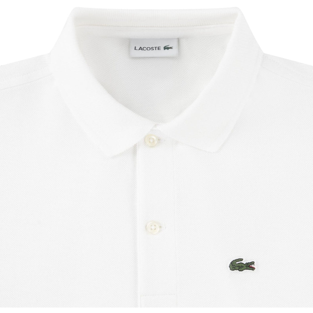 LACOSTE Blanc S/S Pique Pikétröja