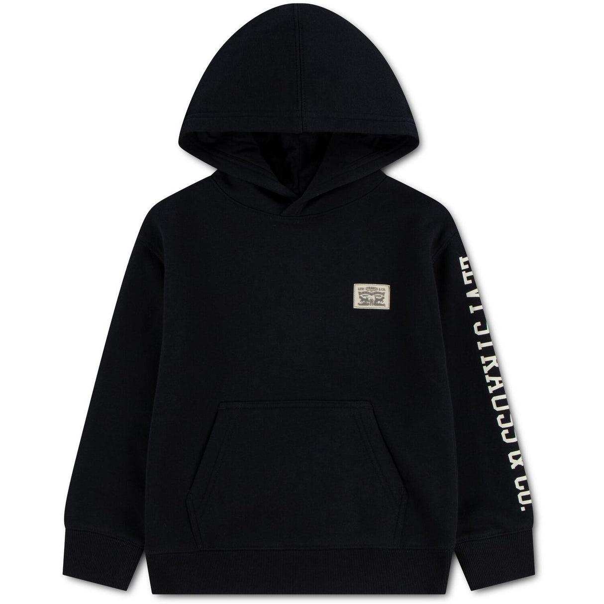 Levi's Jet Black Sleeve Hit Hoodies