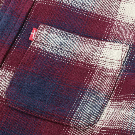 Levi's Tawny Port Shadow Plaid Skjorta