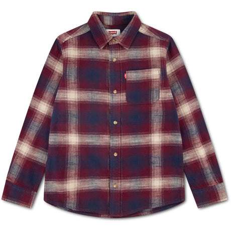 Levi's Tawny Port Shadow Plaid Skjorta