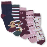 kids ONLY Cabernet Kogchristmas 5-Pack Strumpor I A Box Acc