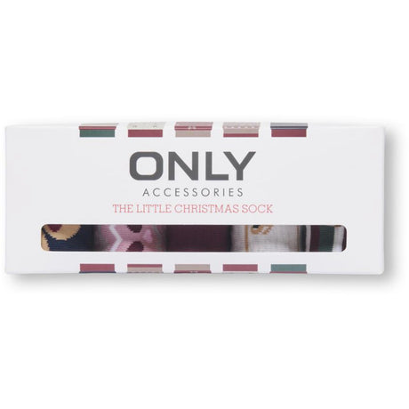 kids ONLY Cabernet Kogchristmas 5-Pack Strumpor I A Box Acc
