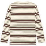 Les Deux Kids Eggnog White Stripe Ls T-Shirt Kids