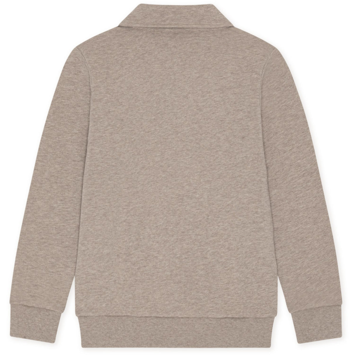 Les Deux Kids Dark Sand Melange College Rugby Pikétröja Sweatshirt Kids