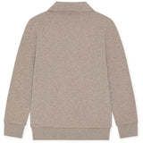 Les Deux Kids Dark Sand Melange College Rugby Pikétröja Sweatshirt Kids