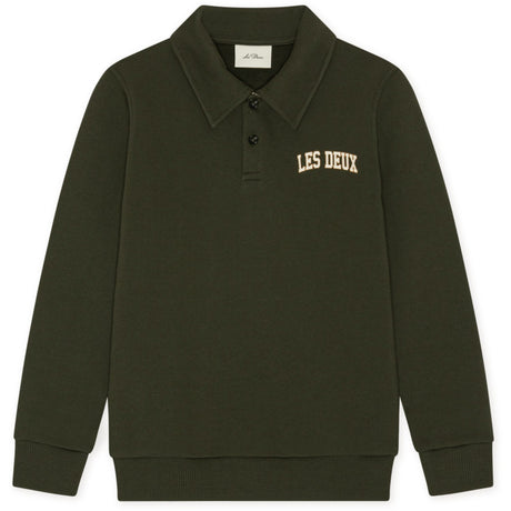 Les Deux Kids Rosin Green College Rugby Pikétröja Sweatshirt Kids
