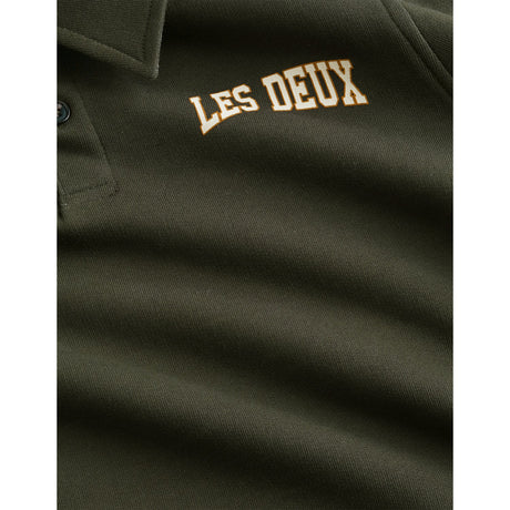 Les Deux Kids Rosin Green College Rugby Pikétröja Sweatshirt Kids
