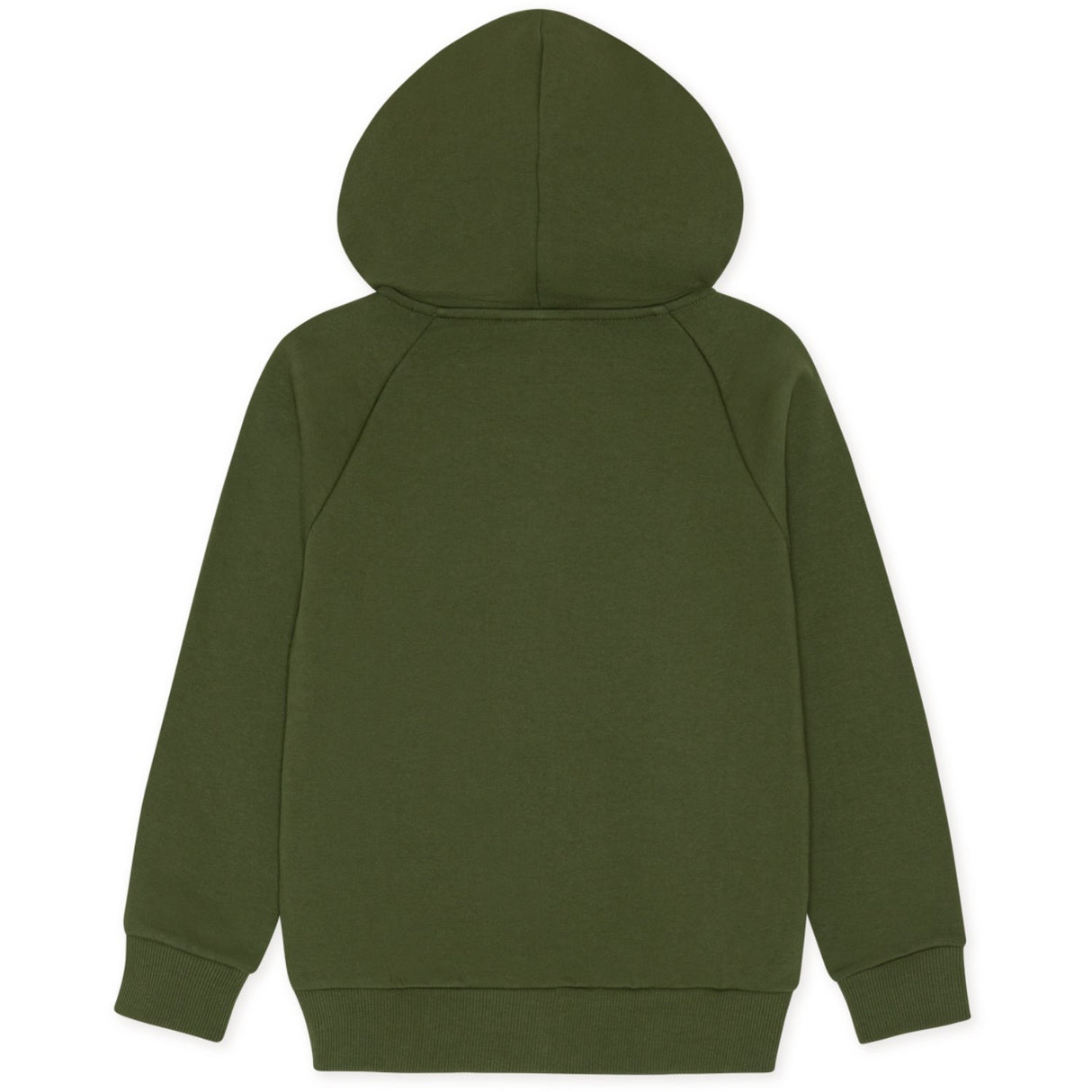 Les Deux Kids Rifle Green Core Contrast Dragkedja Hoodies Kids
