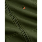 Les Deux Kids Rifle Green Core Contrast Dragkedja Hoodies Kids