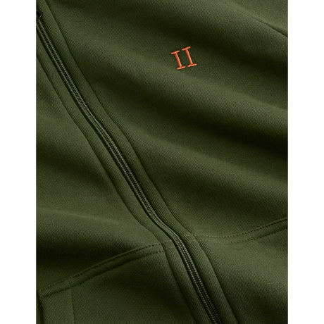 Les Deux Kids Rifle Green Core Contrast Dragkedja Hoodies Kids