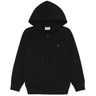 Les Deux Kids Black Core Contrast Dragkedja Hoodies Kids