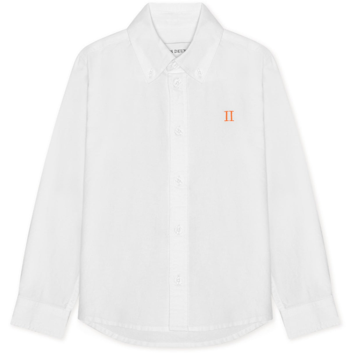 Les Deux Kids White Core Contrast Oxford Skjorta Kids