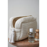 Cam Cam Copenhagen Anique White Capri Muslin Toiletry Väska